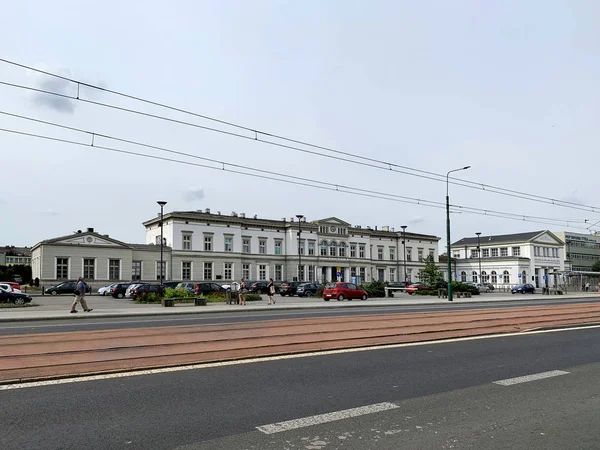 Sosnowiec Main - estação ferroviária . — Fotografia de Stock