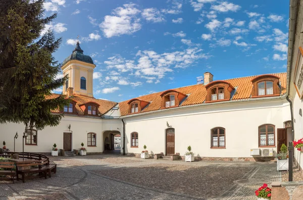 Tykocin Polsko Srpen 2019 Dvorek Restaurantu Absolventů Bývalé Přístřeší Nemocnice — Stock fotografie