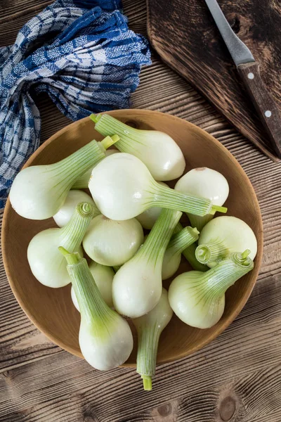White young onion. — Stock Photo, Image