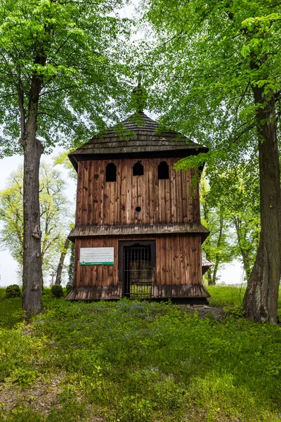 Czertez Polonia Mayo 2020 Campanario Iglesia Greco Católica Madera Boyko —  Fotos de Stock