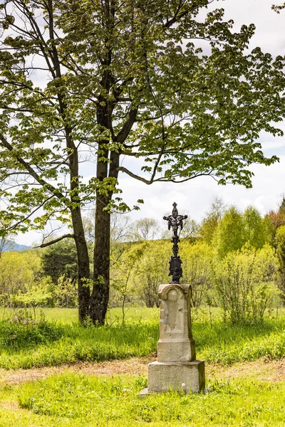 Bystre Polen Maj 2020 Gravstenar Bojkos Historiska Kyrkogård Bystre — Stockfoto