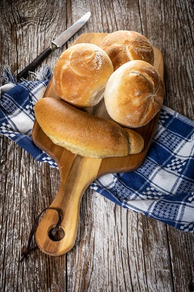 Pane Fresco Colazione Focus Selettivo — Foto Stock