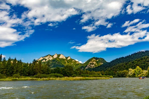 Trail to the top of the Three Crowns in Pieniny mountains.