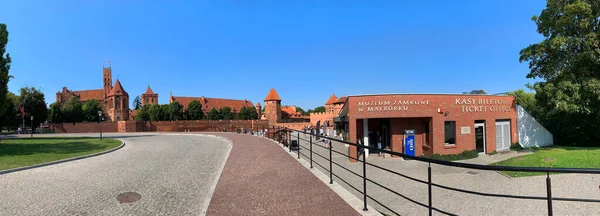 Malbork Polska Wrzesień 2019 Bilety Biletowe Muzeum Zamkowego Malborku — Zdjęcie stockowe