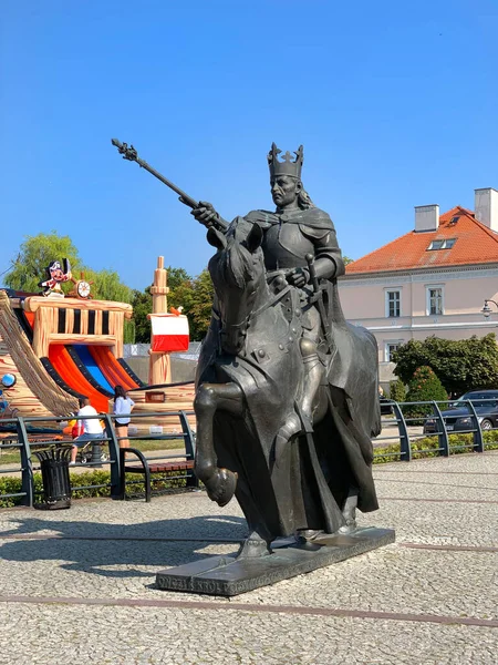 Malbork Polen September 2019 Denkmal Für Kazimierz Jagiellonczyk Malbork — Stockfoto