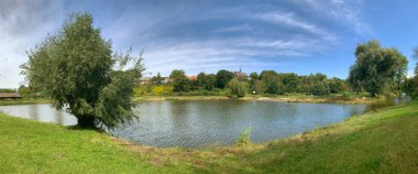 LUBLİN, POLAND - 31 AĞUSTOS 2020: Lublin Açık Hava Köyü Müzesi.