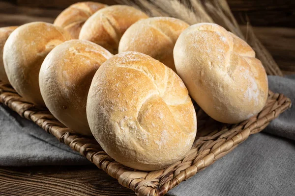 Frisches Brot Zum Frühstück Selektiver Fokus — Stockfoto