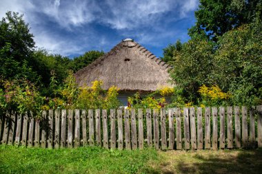 LUBLİN, POLAND - 31 AĞUSTOS 2020: Lublin Açık Hava Köyü Müzesi.
