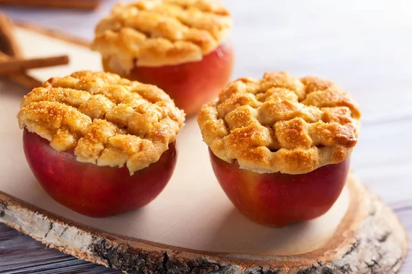 Perfectly Season Holiday Stuffed Spiced Baked Apple Treats Creative Apple — Stock Photo, Image