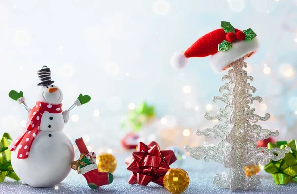 Weihnachtsdekoration Und Geschenk — Stockfoto