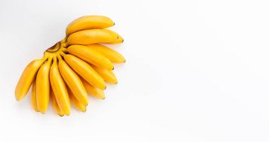 Olgun organik muz demet