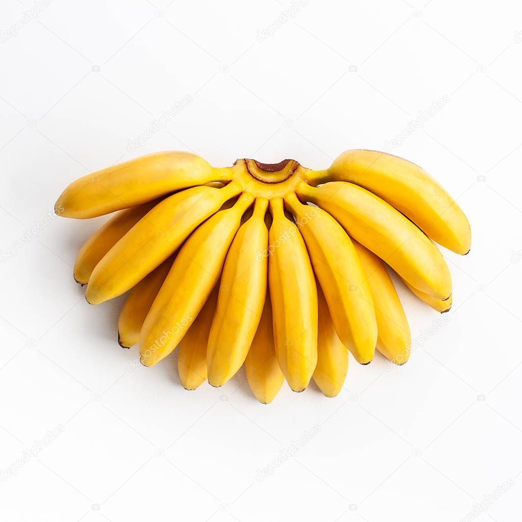 Bunch of ripe organic banana