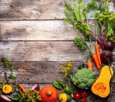 çeşitli taze sebze