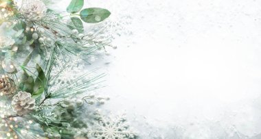 Noel ve yeni yıl tatilleri kavramı 