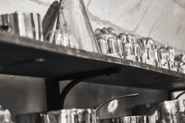 Eski grup mutfak araçları