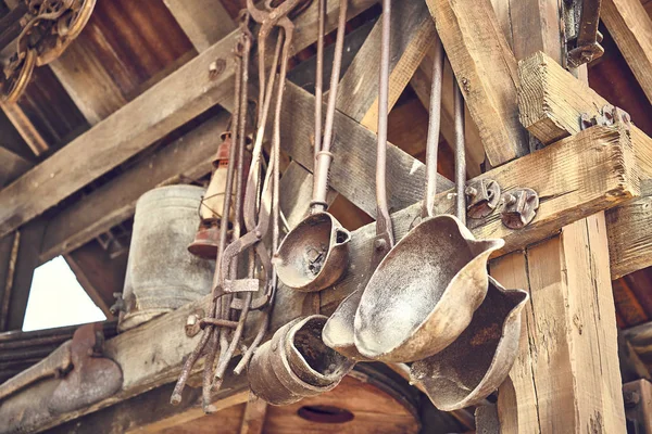 Старые Оксидные Инструменты Ферме — стоковое фото