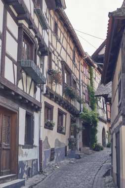 Riquewihr sokak görünümü