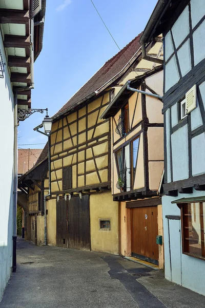 Średniowieczne Budynki Colmar — Zdjęcie stockowe