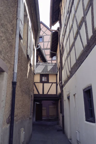 Vue Sur Rue Riquewihr — Photo