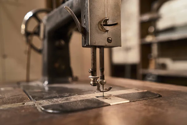 Old Sewing Machine Detail — Stock Photo, Image