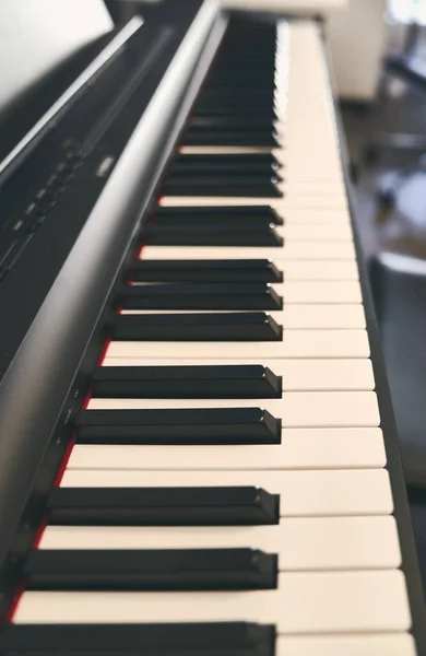 Piano keyboard close up — Stock Photo, Image