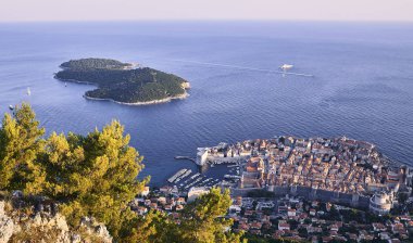 Dubrovnik'ten görünüm. Hırvatistan