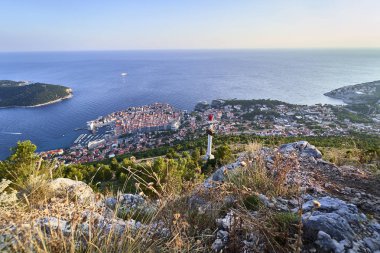 Dubrovnik'ten görünüm. Hırvatistan