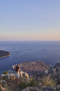 Dubrovnik'ten görünüm. Hırvatistan
