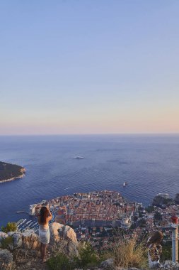 Dubrovnik'ten görünüm. Hırvatistan