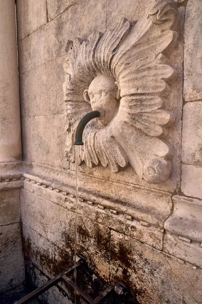 Panorama Dubrovnik Cubiertas del casco antiguo. Europa, Croacia — Foto de Stock