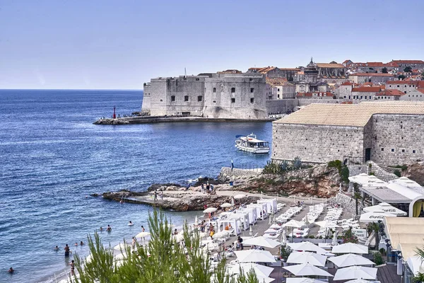 Puerto Panorama Dubrovnik. Europa, Croacia — Foto de Stock