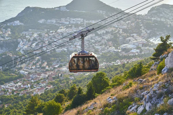Dubrovnik'te füniküler. Hırvatistan