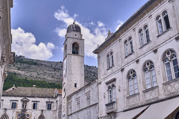 Panorama Dubrovnik Eski Şehir çatıları. Avrupa, Hırvatistan
