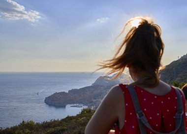 Dubrovnik'ten görünüm. Hırvatistan