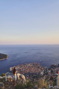 Dubrovnik'ten görünüm. Hırvatistan