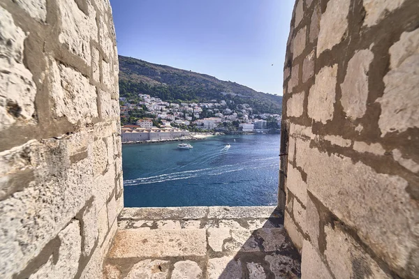 Panorama Dubrovnik Old Town roofs. Европа, Хорватия — стоковое фото