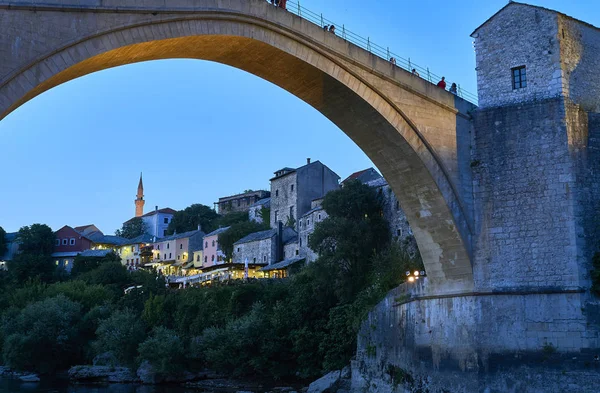 Ponte velha de Mostar Bósnia Herzegovina — Fotografia de Stock