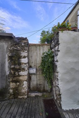 Split şehrinin sokakları. Hırvatistan