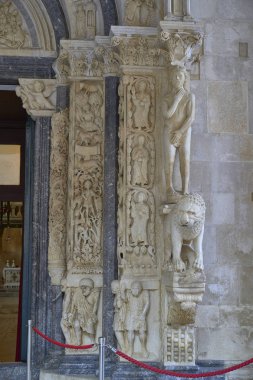 Split şehrinin sokakları. Hırvatistan