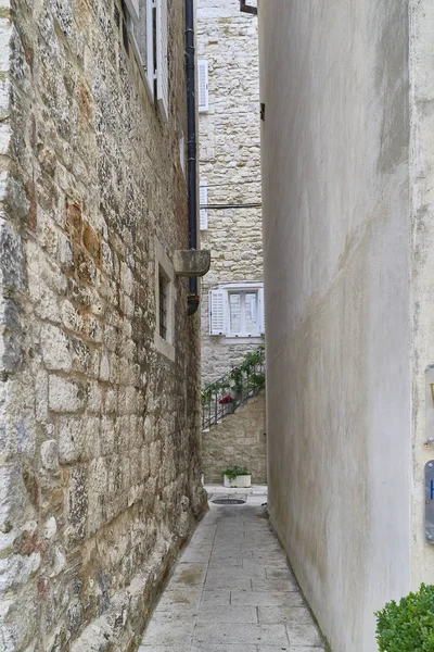 Split şehrinin sokakları. Hırvatistan — Stok fotoğraf