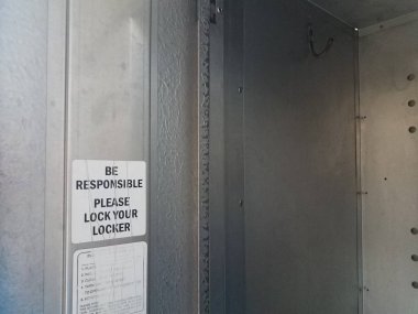 Lütfen dolap işaretinizi kilitleyin