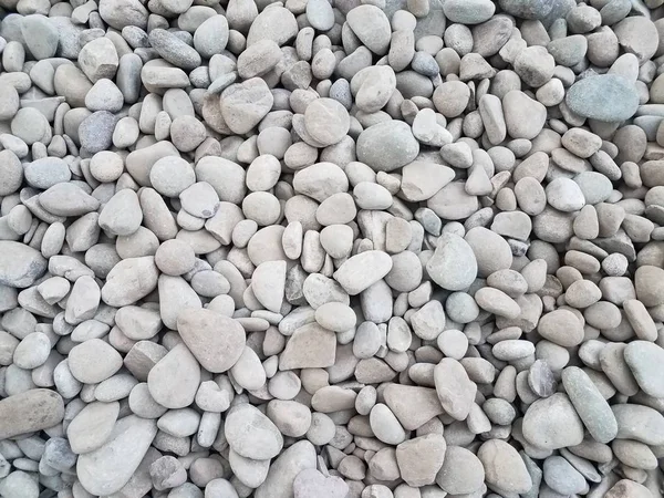 Pedras brancas e cinzentas ou rochas ou fundo — Fotografia de Stock