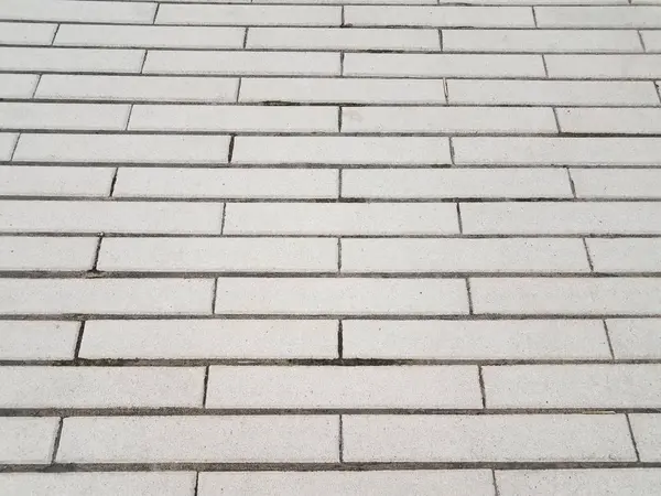 地面または床の灰色のセメントの長方形のタイル — ストック写真