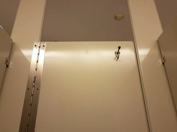Bathroom Restroom Stall Door Metal Hook Hanger — Stock Photo, Image