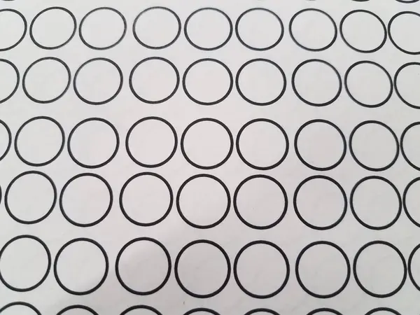 Pattern Small Black Circles White Paper Background — Stock Photo, Image