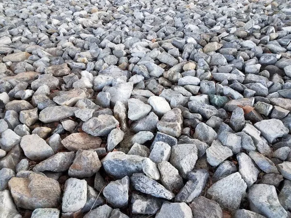 Graue Felsen Oder Steine Oder Felsbrocken Oder Hintergrundmuster — Stockfoto