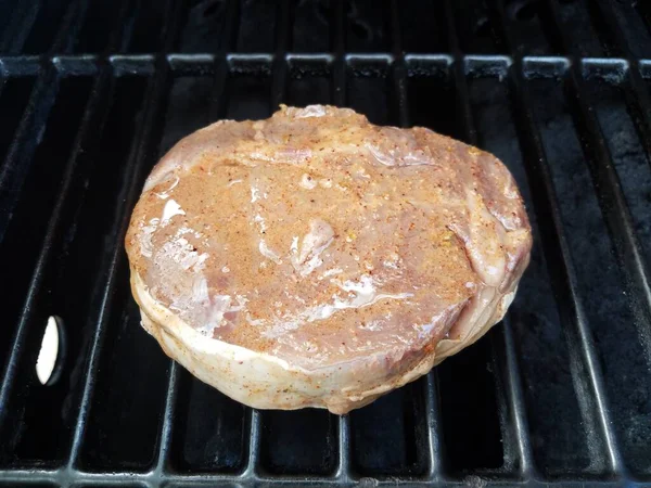 Carne Manzo Cruda Barrette Alla Griglia — Foto Stock