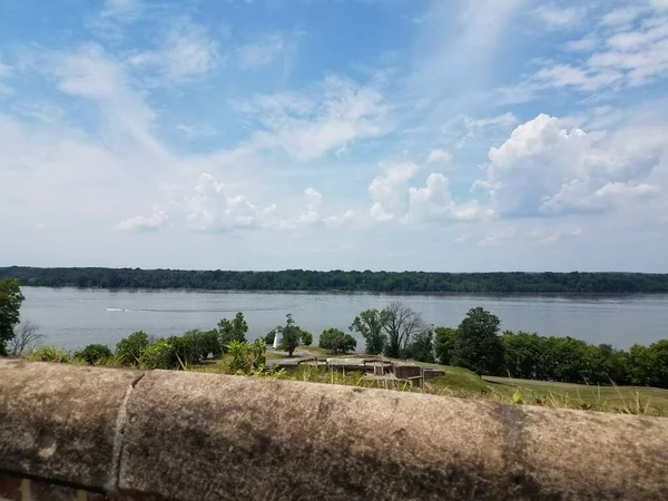 Fort Washington Potomac Nehrine Gökyüzüne Bakıyor — Stok fotoğraf