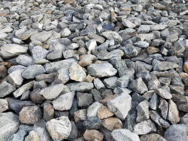 Graue Felsen Oder Steine Oder Felsbrocken Haufen Oder Hintergrund — Stockfoto