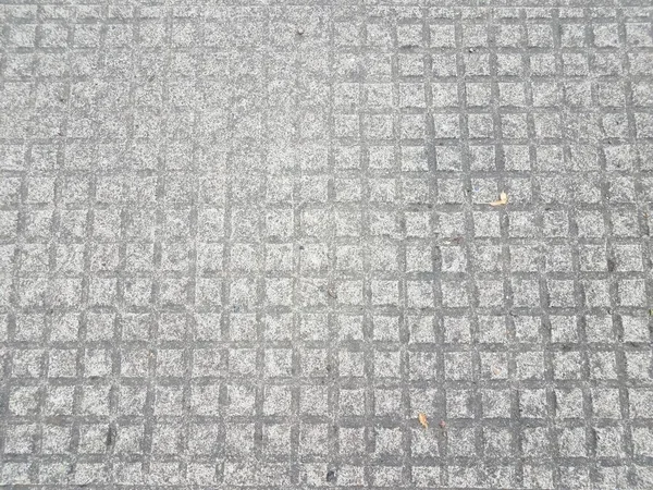 Grey Cement Rectangle Texture Pattern Cement Sidewalk Ground — Stock Photo, Image